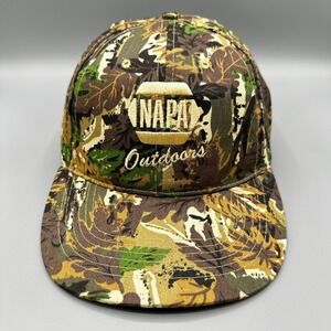 NAPA Outdoors Hat Camo Adjustable Camouflage‎ Cap Hunting Racing Fishing Camping